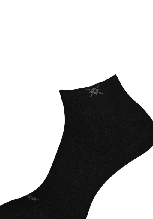 Burlington Everyday heren enkelsokken (2-pack), katoen, zwart
