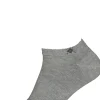 Burlington Everyday heren enkelsokken (2-pack), katoen, licht grijs