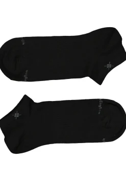 Burlington Everyday heren enkelsokken (2-pack), katoen, zwart