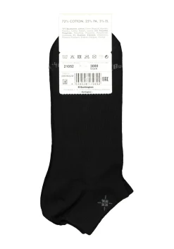 Burlington Everyday heren enkelsokken (2-pack), katoen, zwart