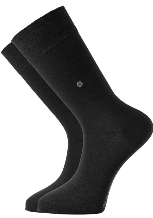 Burlington Everyday herensokken (2-pack), katoen, zwart
