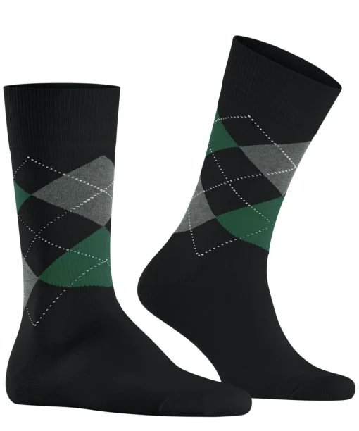 Burlington King herensokken, zwart (black)