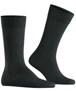 Burlington Lord herensokken, donkergrijs (oil mel.)