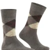 Burlington Preston herensokken, bruin (brown)