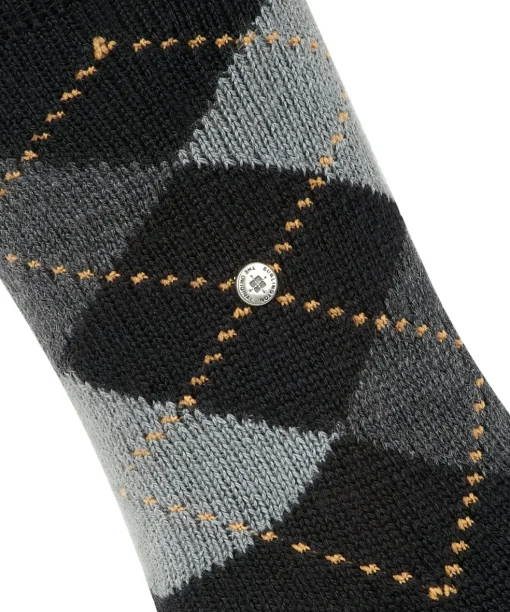 Burlington Whitby damessokken, zwart (black)