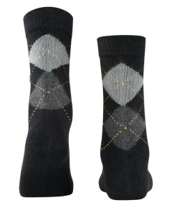 Burlington Whitby damessokken, zwart (black)