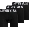 Calvin Klein Boxer Briefs (3-pack), heren boxers extra lang, zwart