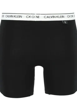 Calvin Klein CK ONE Cotton boxer brief (2-pack), heren boxer lang met gulp, zwart