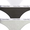 Calvin Klein dames slips (3-pack), zwart, wit en grijs