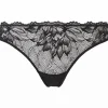 Calvin Klein dames thong (1-pack), string, zwart