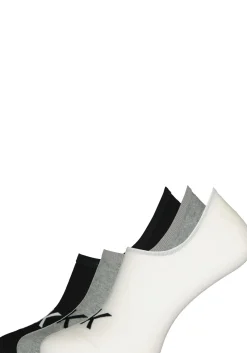 Calvin Klein herensokken Albert (3-pack), onzichtbare sokken, grijs, wit en zwart