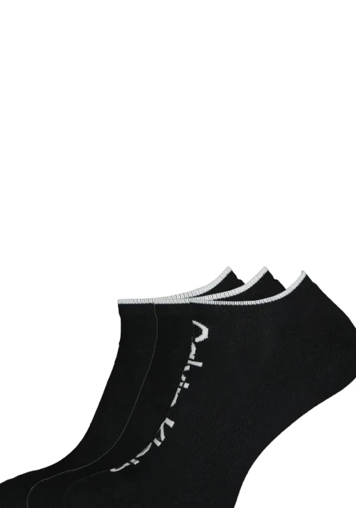 Calvin Klein herensokken Grant (3-pack), onzichtbare lage sportsokken, zwart