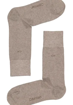 Calvin Klein herensokken Carter (2-pack), beige en bruin