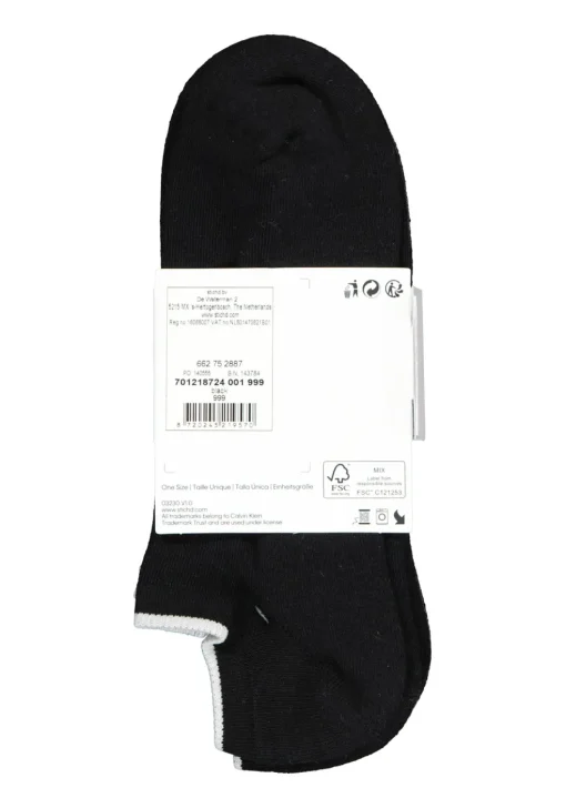 Calvin Klein herensokken Grant (3-pack), onzichtbare lage sportsokken, zwart