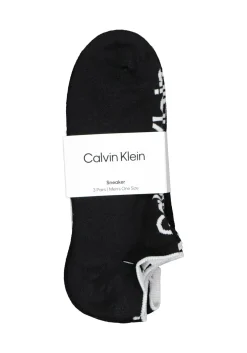 Calvin Klein herensokken Grant (3-pack), onzichtbare lage sportsokken, zwart