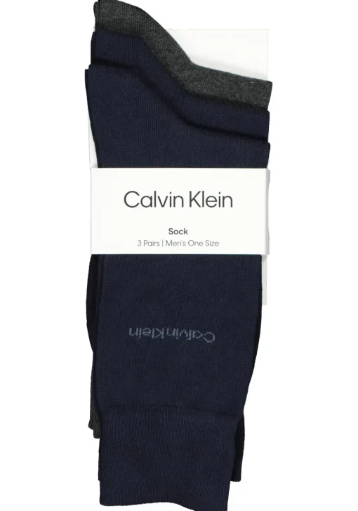 Calvin Klein herensokken Eric (3-pack), blauw en grijs