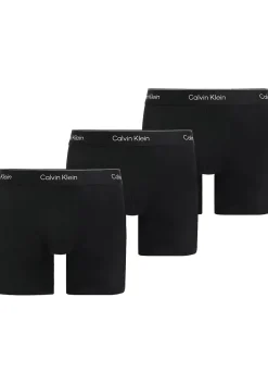 Calvin Klein Icon Cotton Stretch Boxer briefs (3-pack), heren boxers extra lang, zwart