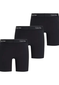 Calvin Klein Icon Cotton Stretch Boxer briefs (3-pack), heren boxers extra lang, zwart