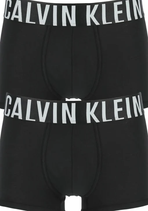 Calvin Klein INTENSE POWER Cotton trunk (2-pack), heren boxers normale lengte, zwart