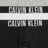 Calvin Klein Intense Power Cotton Trunks (3-pack), heren boxers normale lengte, zwart, wit, grijs