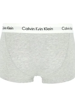 Calvin Klein low rise trunks (3-pack), lage heren boxers kort, zwart, grijs en wit