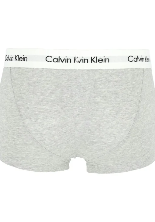 Calvin Klein low rise trunks (3-pack), lage heren boxers kort, zwart, grijs en wit