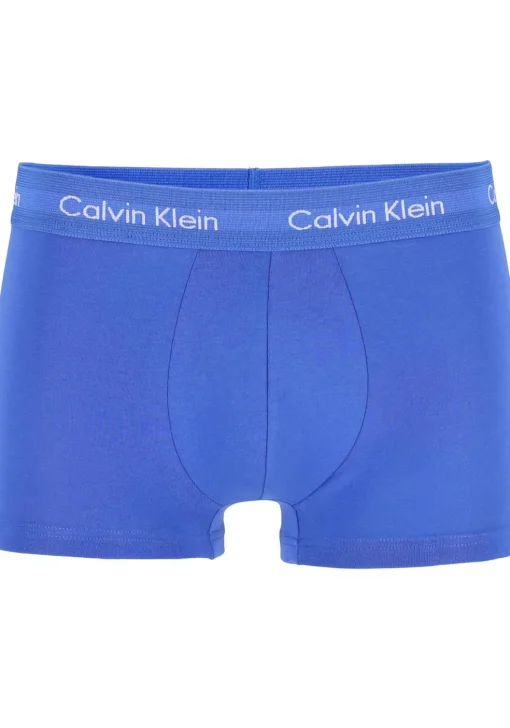 Calvin Klein low rise trunks (3-pack), lage heren boxers kort, kobalt, navy en zwart