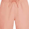 Calvin Klein Medium Drawstring swimshort, heren zwembroek, licht abrikooskleurig