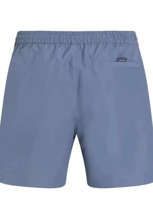 Calvin Klein Medium Drawstring swimshort, heren zwembroek, grijsblauw