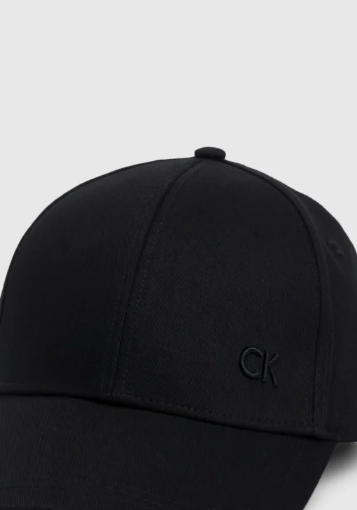 Calvin Klein pet met logo, zwart