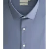 Calvin Klein slim fit overhemd, popeline, middenblauw
