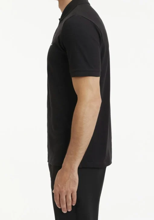 Calvin Klein Stretch Pique Slim Polo, zwart