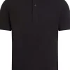 Calvin Klein Thermo Tech Pique Slim Polo, heren poloshirt, zwart
