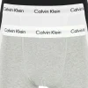 Calvin Klein trunks (3-pack), heren boxers normale lengte, zwart, grijs en wit