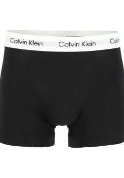 Calvin Klein trunks (3-pack), heren boxers normale lengte, zwart, grijs en wit