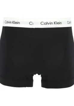 Calvin Klein trunks (3-pack), heren boxers normale lengte, zwart, grijs en wit