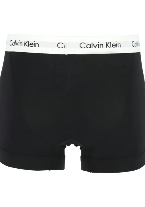 Calvin Klein trunks (3-pack), heren boxers normale lengte, zwart, grijs en wit