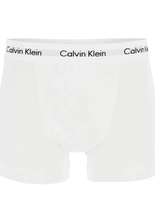 Calvin Klein trunks (3-pack), heren boxers normale lengte, zwart, grijs en wit