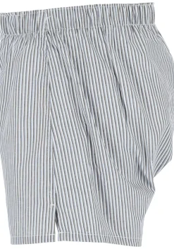 Calvin Klein Woven Boxers (3-pack), wijde heren boxershorts katoen, blauw gestreept en geruit