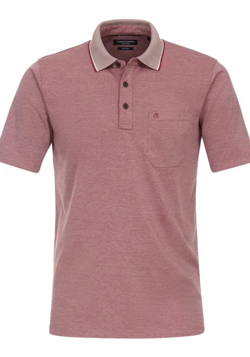 CASA MODA comfort fit heren polo, rood