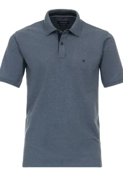 CASA MODA comfort fit heren polo, blauw