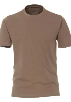 CASA MODA comfort fit heren T-shirt, lichtbruin