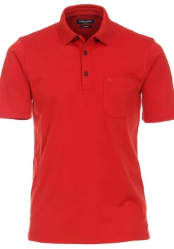 CASA MODA comfort fit heren polo, rood