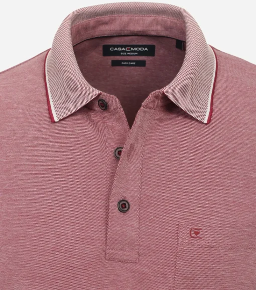 CASA MODA comfort fit heren polo, rood