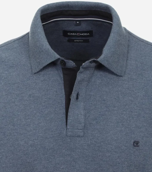 CASA MODA comfort fit heren polo, blauw