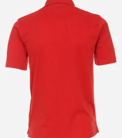 CASA MODA comfort fit heren polo, rood