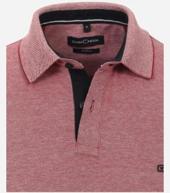 CASA MODA comfort fit heren polo, rood