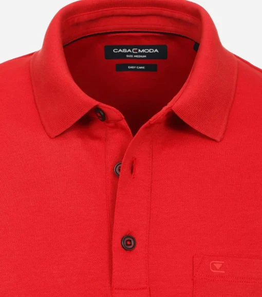 CASA MODA comfort fit heren polo, rood