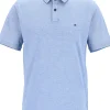 CASA MODA comfort fit poloshirt, stretch, blauw melange