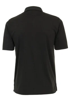 CASA MODA comfort fit poloshirt, antraciet melange